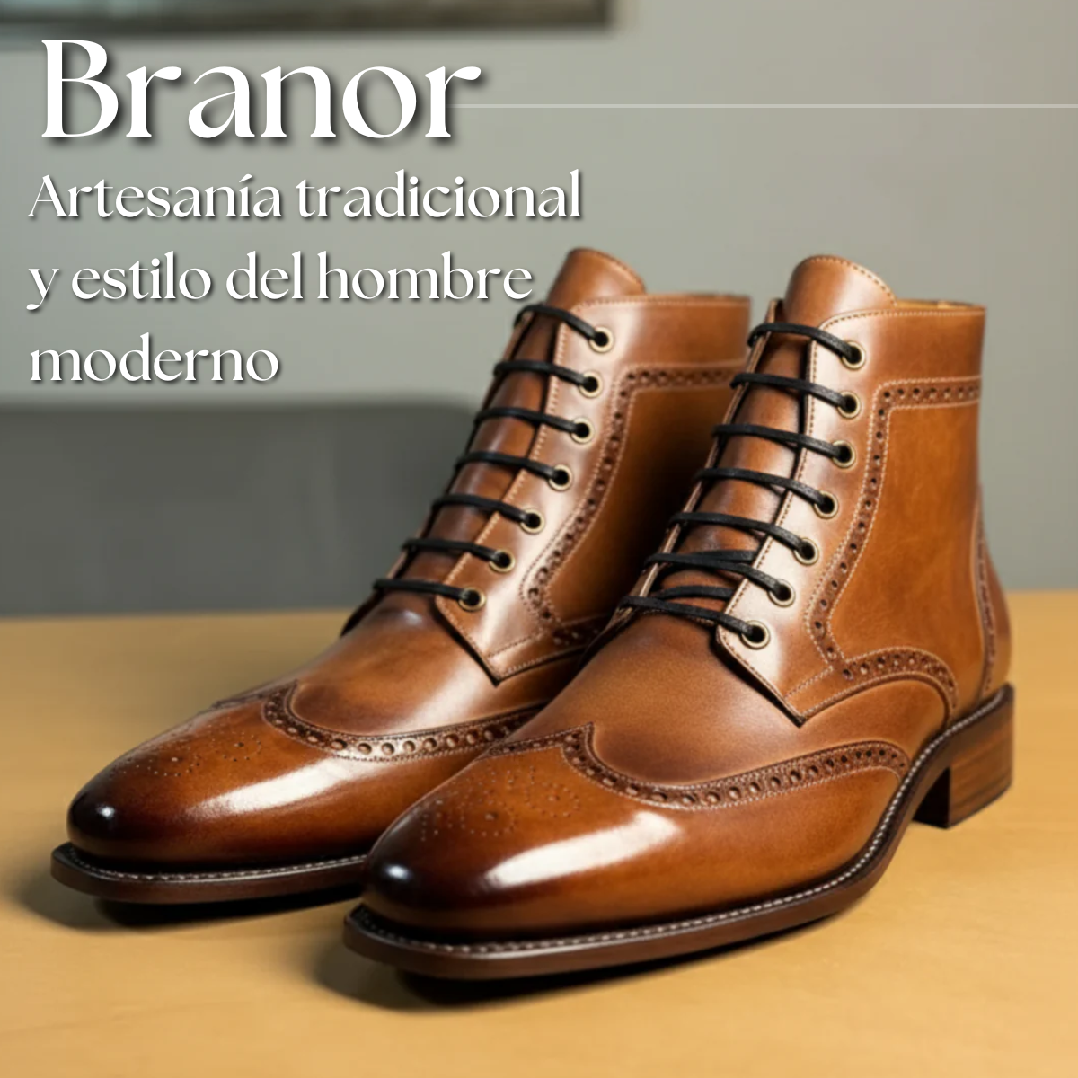 Branor | Botas de Cuero Clásicas y Elegantes para Hombre