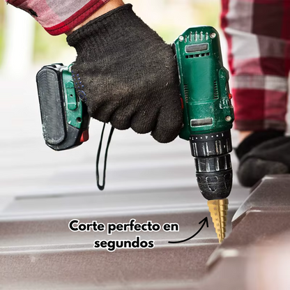 TitanDrill: Pack de Brocas Escalonadas de Titanio