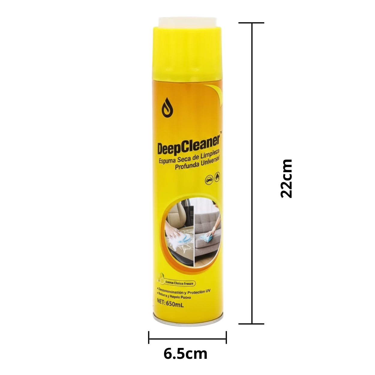 DeepCleaner | Espuma Seca de Limpieza Profunda Universal