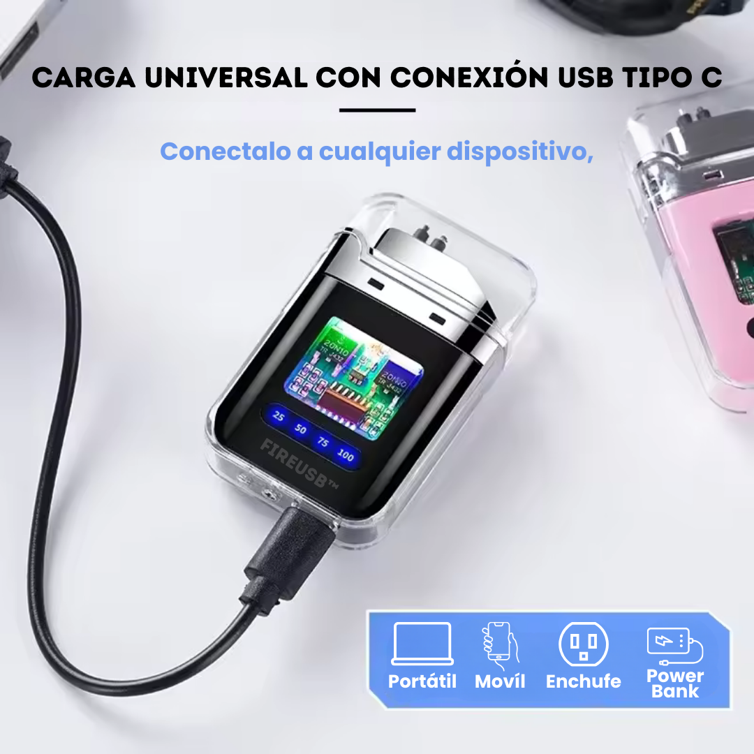 FireUSB: Mechero Recargable Eléctrico