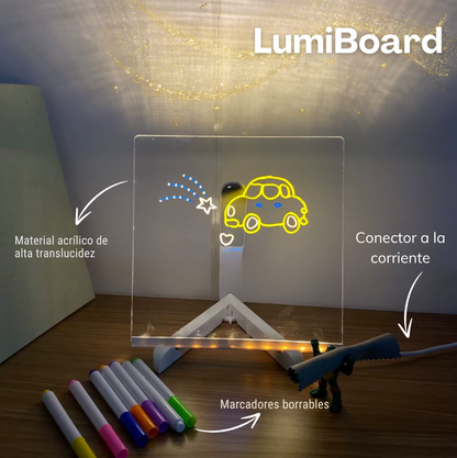 LumiBoard: Pizarra de luz artística