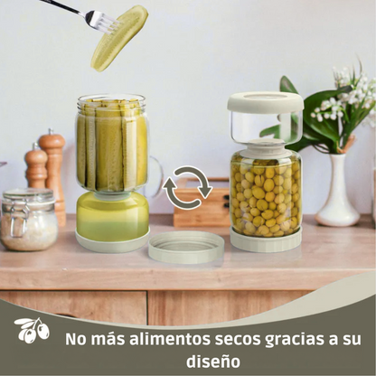 TwistyJar: Tarro giratorio para encurtidos