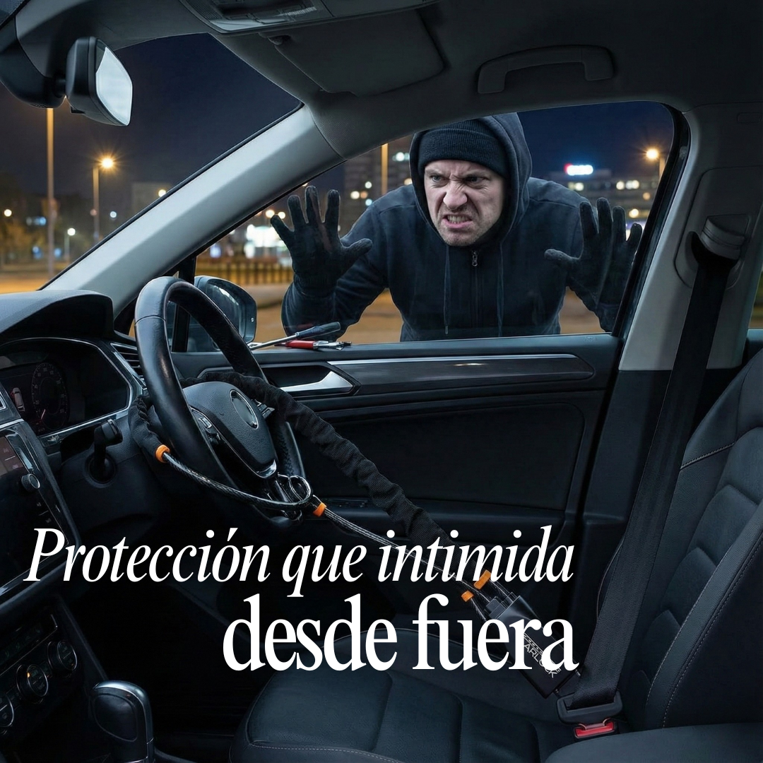 CarLock | Dispositivo Antirrobo de Doble Bloqueo para Volante