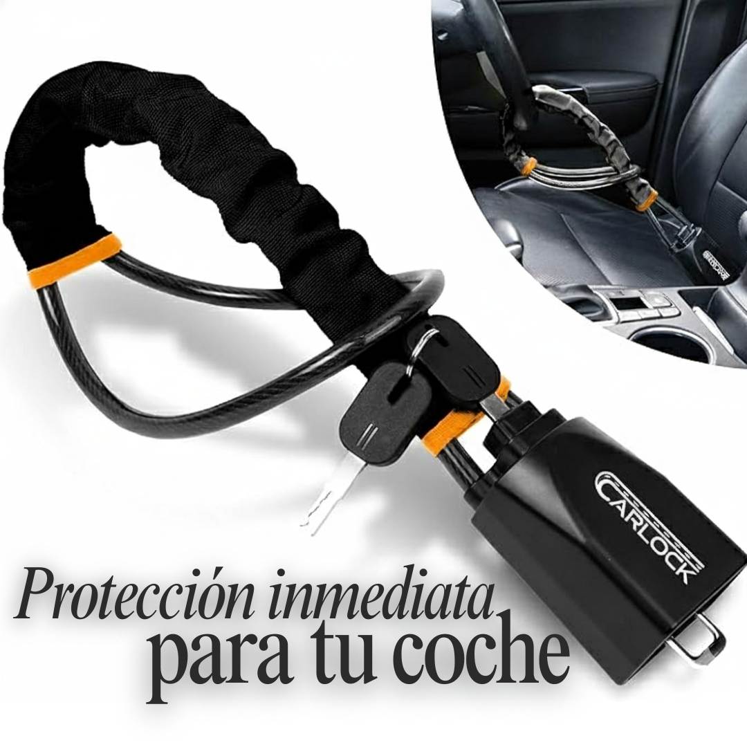 CarLock | Dispositivo Antirrobo de Doble Bloqueo para Volante