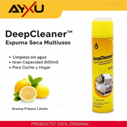 DeepCleaner | Espuma Seca de Limpieza Profunda Universal