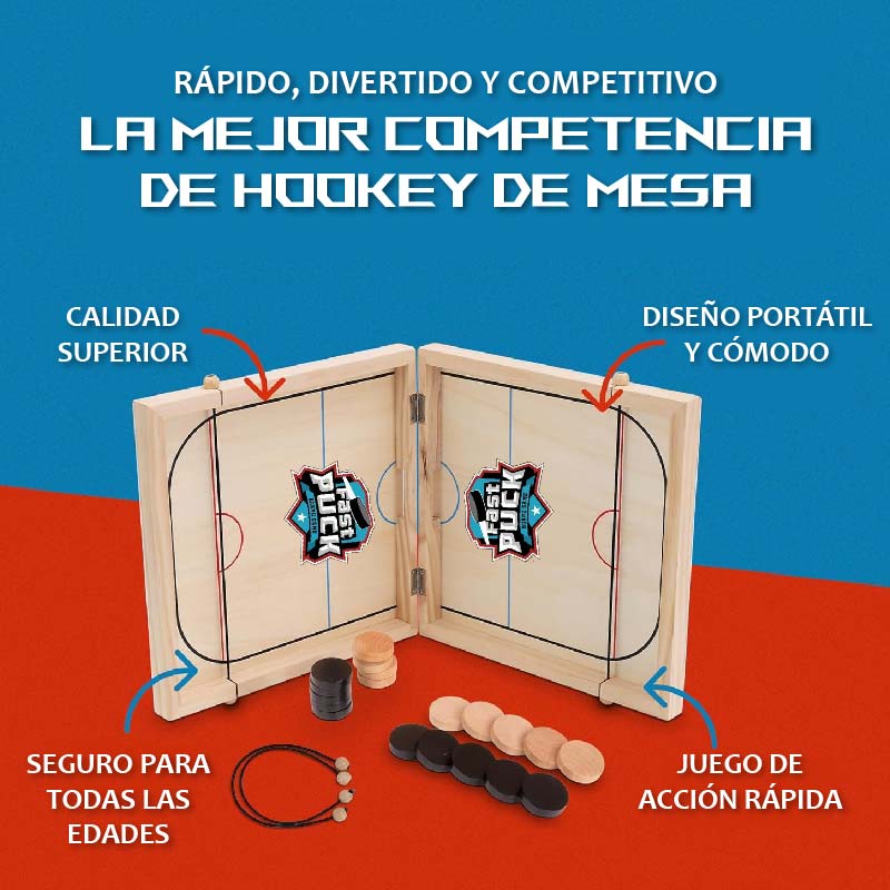 FastPuck | Juego de Mesa de Habilidad y Rapidez