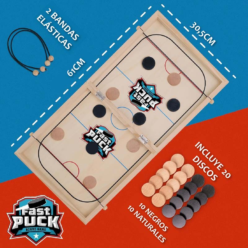 FastPuck | Juego de Mesa de Habilidad y Rapidez