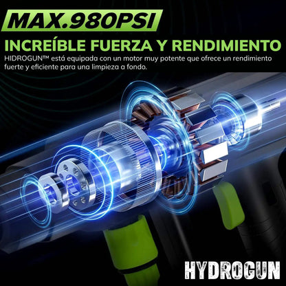 HydroGun: Pistola de alta presión inalámbrica