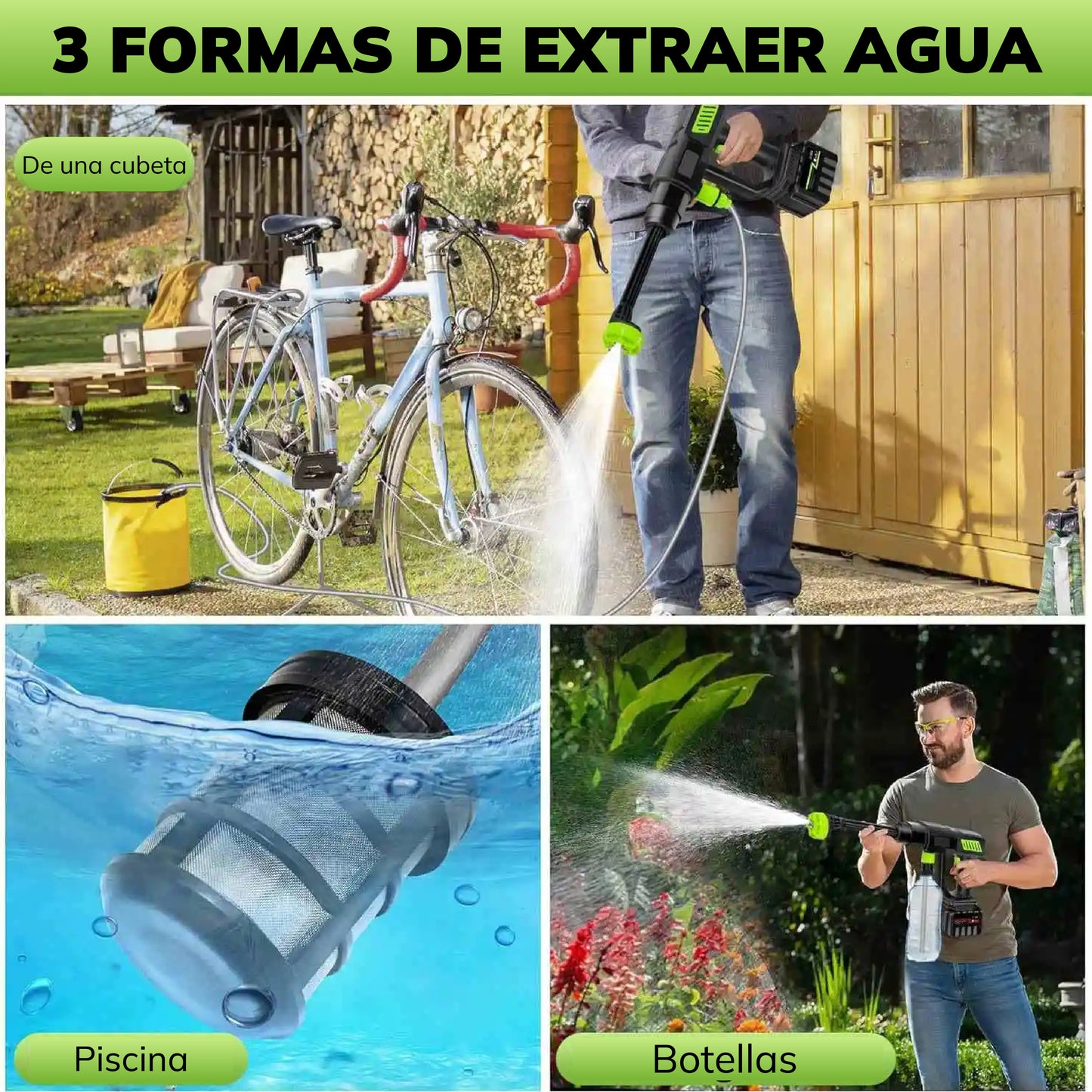 HydroGun: Pistola de alta presión inalámbrica